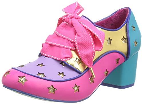 Irregular Choice Supernova, Pompe Femme, Turquoise, Or, Rose, 38 EU Cover