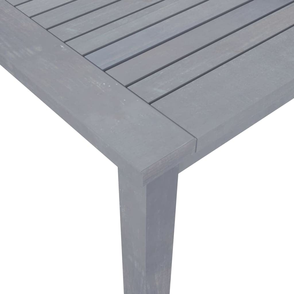 stół ogrodowy z litego drewna akacjowego, 88 x 88 x 74 cm, na taras i do patio, wytrzymały stół do jadalni o ponadczasowym wzornictwie i łatwej w pielęgnacji powierzchni, odporne na warunki