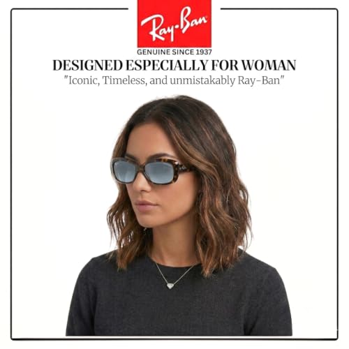 Image of Ray-Ban RB4101 JACKIE OHH Butterfly Shaped Sunglasses for Women with Official RAYBAN Eyewear Kit