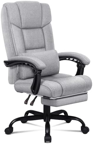 ALFORDSON Chaise de Bureau Ergonomique Pivotante avec Support Lom...