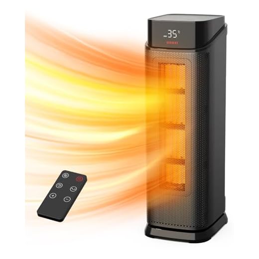 OMISOON Stufetta Elettrica Basso Consumo, PTC Stufa Elettrica, Modalità ECO, 2000W, 4 Modalità, Timer 24H, 90° Oscillazione, Telecomando, Protezione Contro Surriscaldamento e Ribaltamento, Stanze