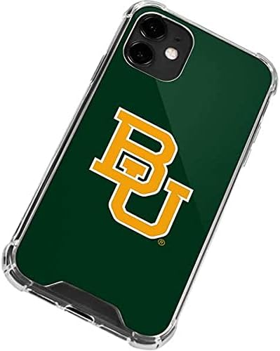 Skinit Clear Phone Case Compatible with iPhone 12 - Officially Licensed Baylor University BU - Green Design