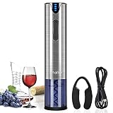 Ataller Electric Wine Bottle Openers, Rechargeable Automatic Corkscrew Opener with Foil Cutter and U