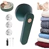 Rechargeable Lint Remover, Portable Lint Remover, Terrain Hill Lint Remover, Rechargeable Sweater Defuzzer Fabric Pill Shaver for Sweater, Clothes, Carpet,with 3 Replaceable Blades