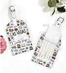 MAOFAED Las Vegas Girls Trip Luggage Tag, Girls Weekend Gift, Las Vegas Travel Gift, Bachelorette/Birthday Party Gifts (lasvegasTripCA)