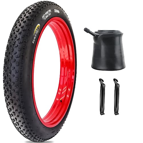 SIMEIQI 20"X4.0" Inch E-Bike Fat Bike Tire and Tube All