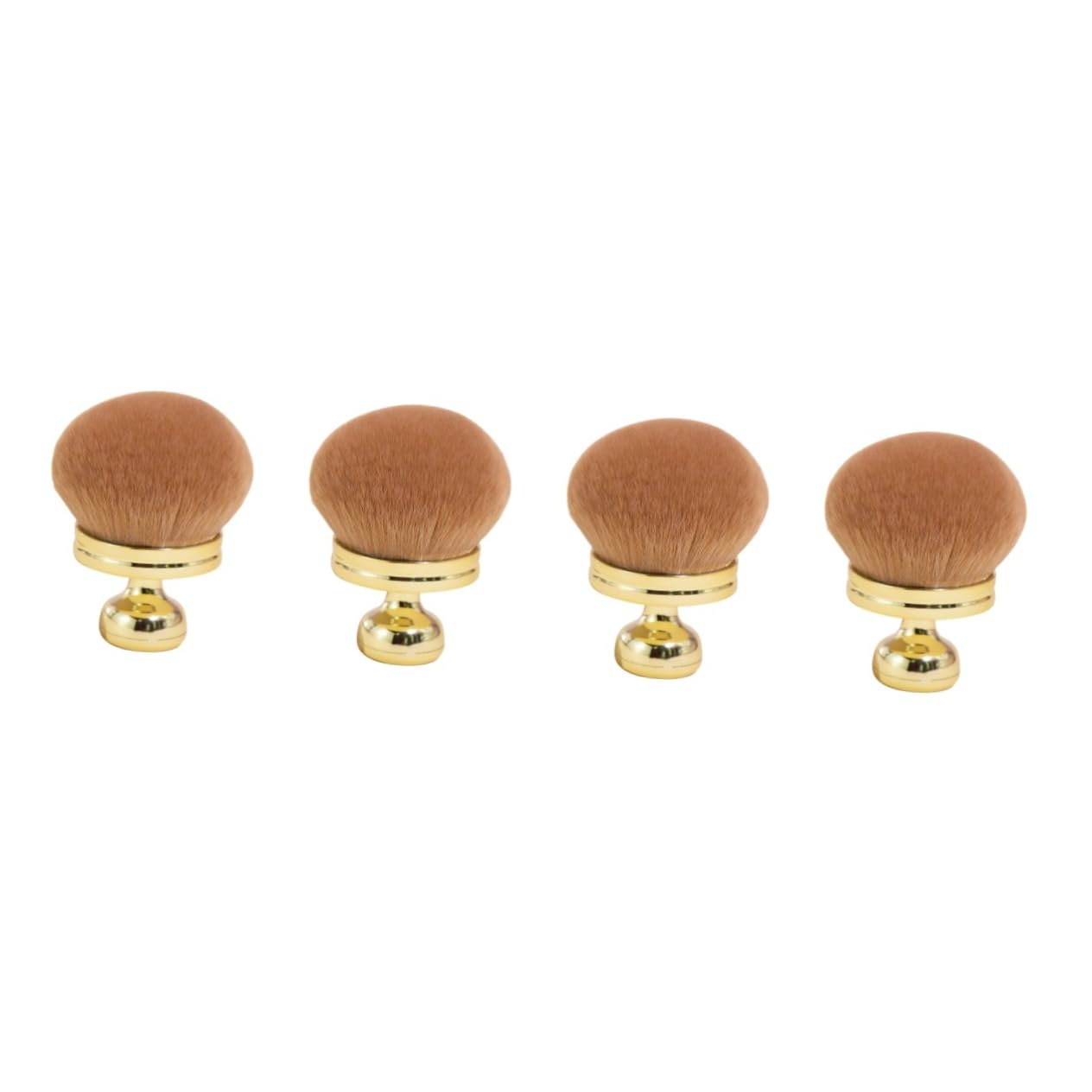 Beavorty 4 Stück Flauschiger und weicher Make-up-Pinsel pro brush kosmetikpinsel Rougepinsel flauschiger Make-up-Pinsel Puderpinsel für unterwegs Fixierpuderpinsel für losen Puder Plastik