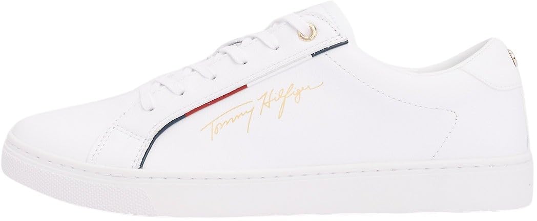 Tommy Hilfiger Damen Cupsole Sneaker Tommy Signature Schuhe