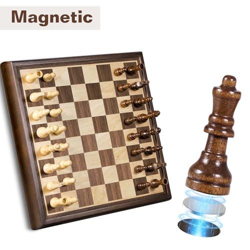 Set de Ajedrez Magnético y Damas Chinas 2 en 1 miniatura 5