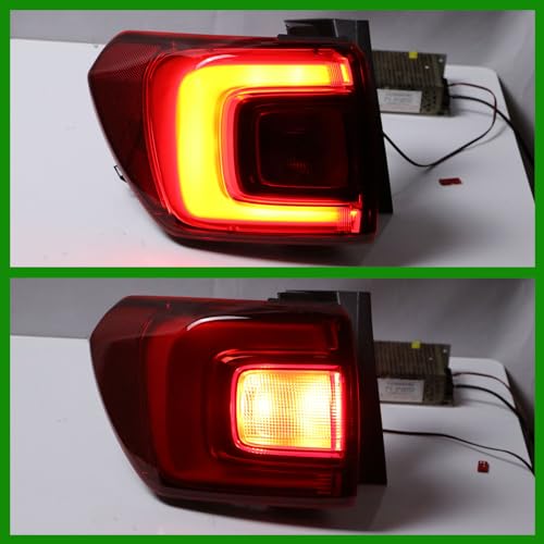 Lochnchn Tail Lights Compatible with GMC Acadia 2017 2018 2019 Rear Taillights Led Brake Light with Bulb Left Driver Side Tail Lamp Replace GM2804126 84709444 by Lochnchn - Image 3