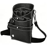 Professional Salon Hair Scissors Pouch, PU Leather Barber To...