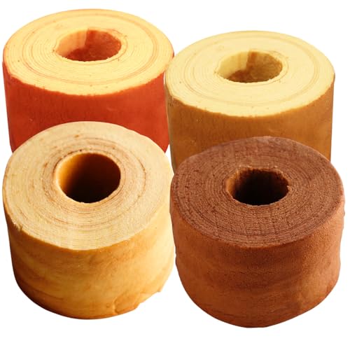 訳あり スーパージャンボクーヘン4個 (バニラ・チョコ・メープル・紅茶 の4種) わけあり お菓子 おかし おやつ スイーツ バウムクーヘン バームクーヘン 超巨大 大容量 業務用 個包装 好きなだけ食べられる スイーツ 訳アリ 非常食 B