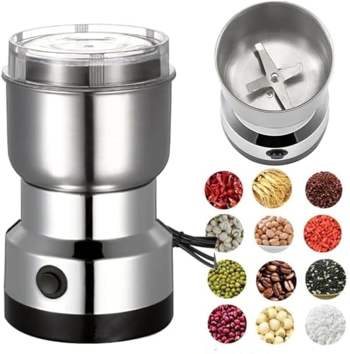 Image of Stainless Steel Nima Mixer Grinder Multifunctional Electric Mini Blender Miksi Baby Food Coffee Chutney Masala Spice