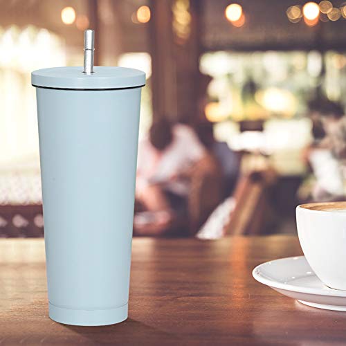 Aiboria 750ml / 25oz Vaso de Viaje de Taza de café con Aislamiento al vacío de Doble Pared Taza de café de Acero… - Imagen 5