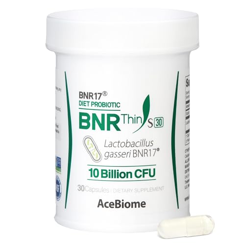 BNRThin S30, Lactobacillus Gasseri BNR17, 10 Billion CFU Guaranteed, 30Capsules