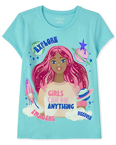 Image of The Children's Place Girls Short Sleeve Graphic T-Shirt