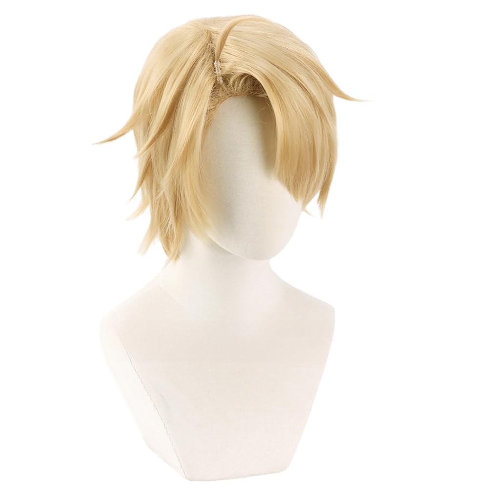 Alfred F Jones anime characters cosplay gold natural simulation party use synthetic wigs