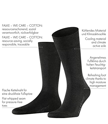 FALKE Men's Cool 24/7 Crew Socks, Breathable, Sustainable, 1 Pair3