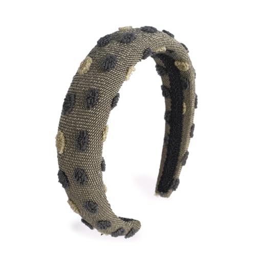 Hair bands compression bundles high skull top headbands premium feeling headwear wide edge hairpin(white-Patch five-pointed star4) image 4