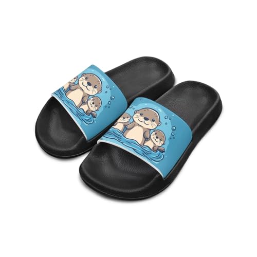 Toddler/Little Kid Girls Slide Sandal Cute Summer Slippers for Boys Lightweight Water Friendly2