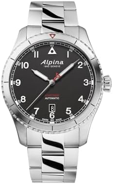 Alpina Startimer Swiss Automatic 3-Hand Stainless Steel Sapphire Crystal Watch, 41mm
