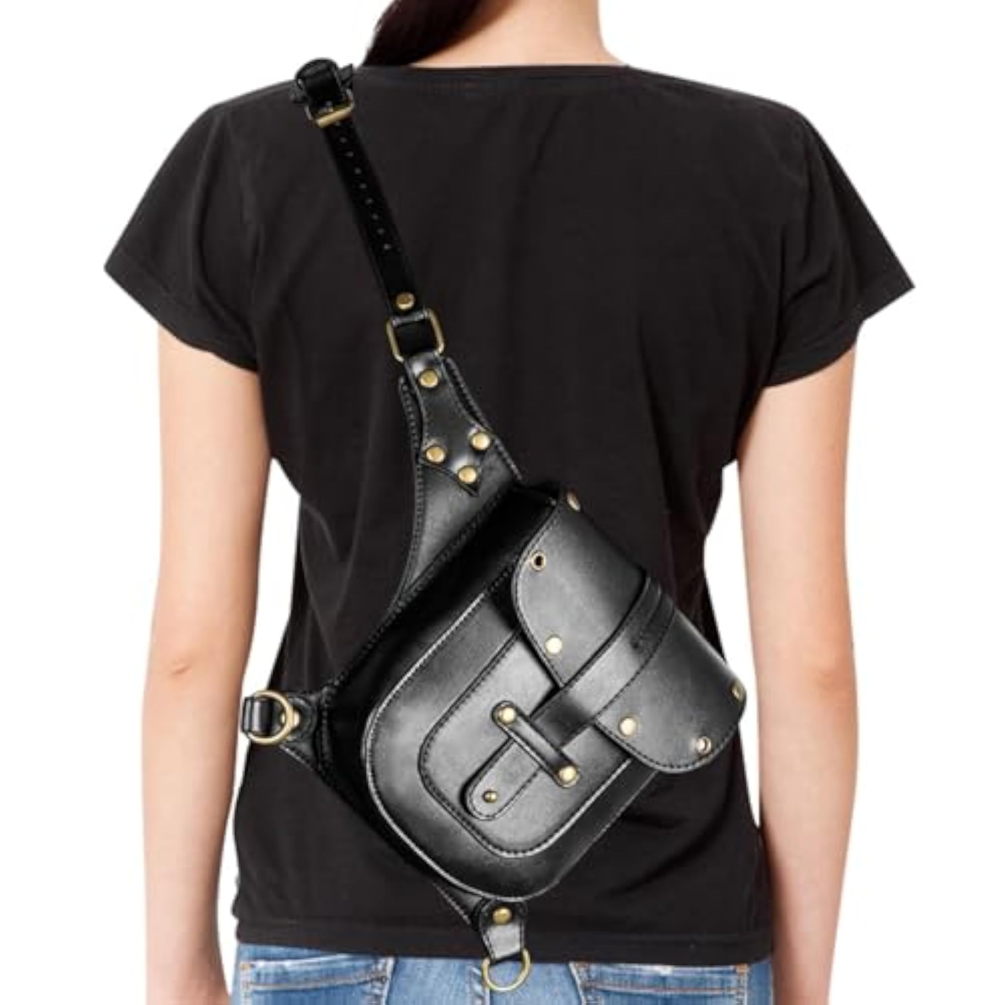 Fashion Punk Rock Fanny Pack for Travel