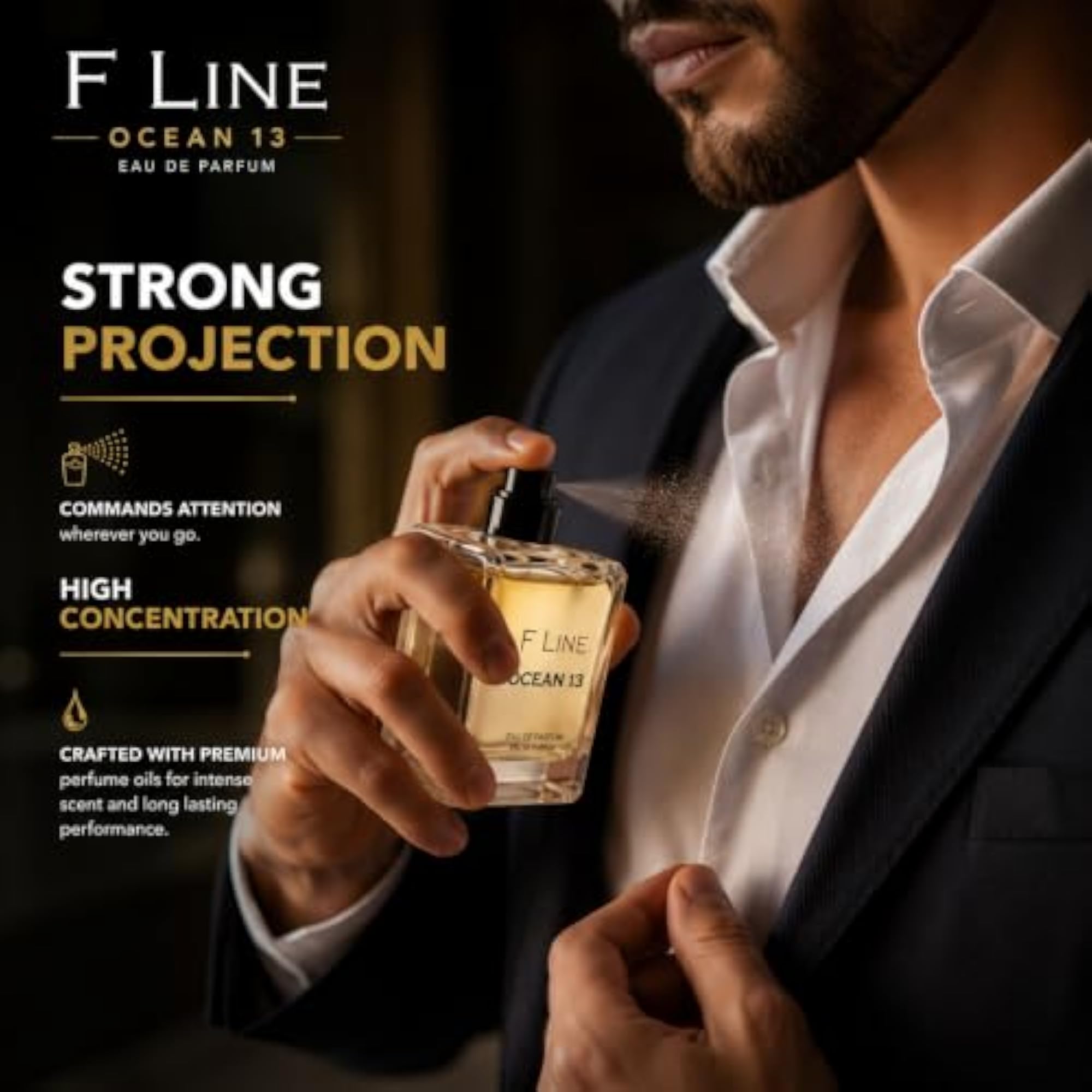 OCEAN 13 - Eau De Parfum 100ml, Powerful Projection