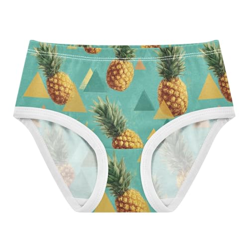 Wusikd Pineapple Triangle Girls' Underwear Cotton Girls Briefs Soft Toddler Underwear 2T