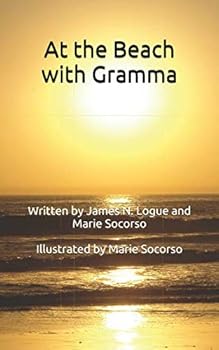 Paperback At the Beach with Gramma Book