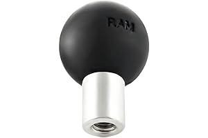 RAM 1 Inch Ball Mount Extender Adapter for Cameras and Electronics with 1/4"-20 Threaded Hole