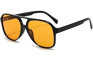 Retro Yellow Aviator Sunglasses: Feel the Vintage Vibe