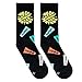 Crazy Socks Wheel Of Fortune Fun Print Novelty Crew Socks for Men