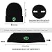 Koesnbre Black Alien Hip Hop Embroidered Beanie Hats for Men Women-Winter Warm Stretchable Fashion Knit Cuffed Beanie Hat