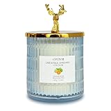 Mens Large Scented Candles Candle Lime Basil & Mandarin Cologne Soy Candle 42hrs Long Lasting Jar Ca