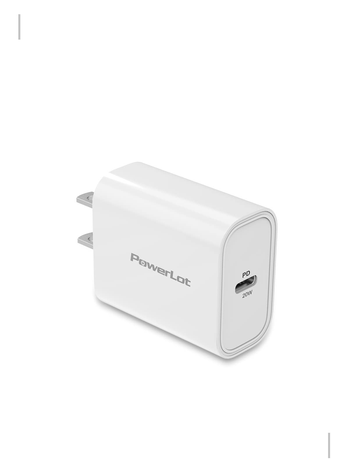 USB C Charger Block PowerLot 20W USB C Power Adapter PD USBC Wall Charger Fast Charger for iPhone