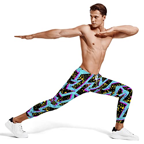 Kybate 80S Pants 90 Styles Clothing For Men Party Outfits 80S Jogger Pants Stretch Athletic Pants #TOP3