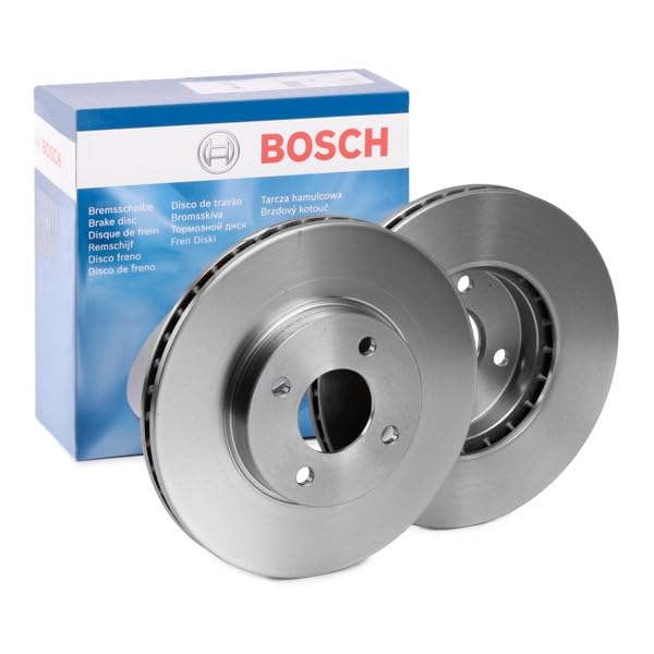 BOSCH 2x Bremsscheibe Hinten 284mm Höhe