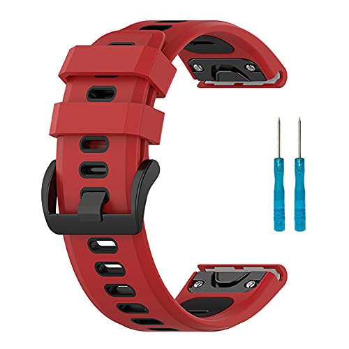 ガーミン Fenix 7X / Fenix 6X GPS/Fenix 6X PRO/Fenix 6X Sapphire GPS/Descent Mk2 / Descent Mk2i用 バンド 交換バンド 26mm Sooyeeh QuickFi