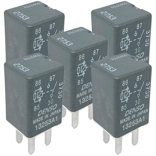 5-Pack 13502753 Relay (20A 12VDC 4-Pin SPST) Automotive Relay -
