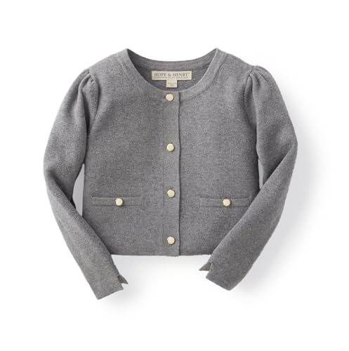 Image of Hope & Henry Girls' Milano Stitch Cardigan Sweater
