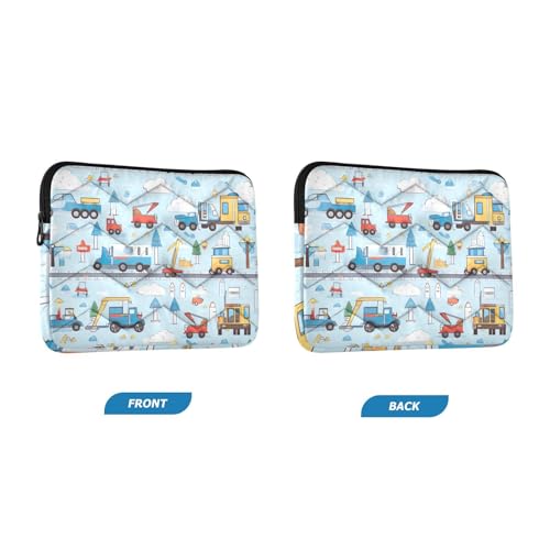 Funda para laptop 13-14 pulgadas con diseño Cartoon Truck miniatura 2