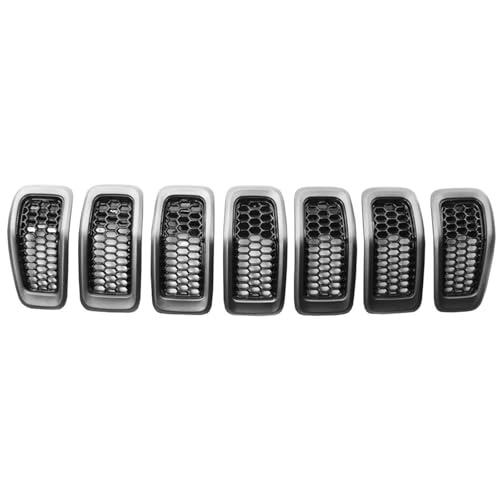 Garniture de calandre grise style 68303626AA pour pare-choc Jeep Cherokee
