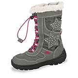 Modischer Schneestiefel Lico Cathrin Mädchen Schneestiefel, Grau/ Pink, 29 EU