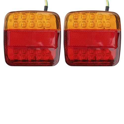 Feux stop voiture LED 12V arrière étanches pour système d'avertissement de remorque