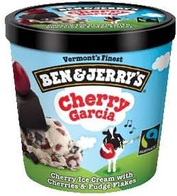 4 oz Mini Cup Ice Cream Pack of 12 (Cherry Garcia)