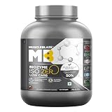 MuscleBlaze Biozyme Iso-Zero, Low Carb Whey Protein Isolate Powder, Ice Cream Chocolate (2kg / 4.4lbs) 2kg