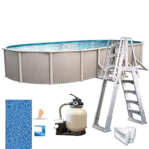 In The Swim 12'x18' Oval Pool with Filter & Ladder