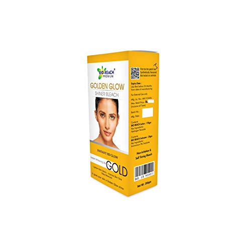 Image of Gold Shiner Bleach For Men & Womens For Glowing Skin -200g, Pack Of 1