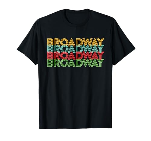 Retro Broadway Theatre Graphic T-Shirt