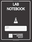 Lab Notebook: Laboratory Notebook for Science Student, Record Research, Laboratory Notebook Lined, Black Lab Notebook, Student Lab Notebook, Research ... 4 Squares per Inch, Large Size, 8.5 x 11
